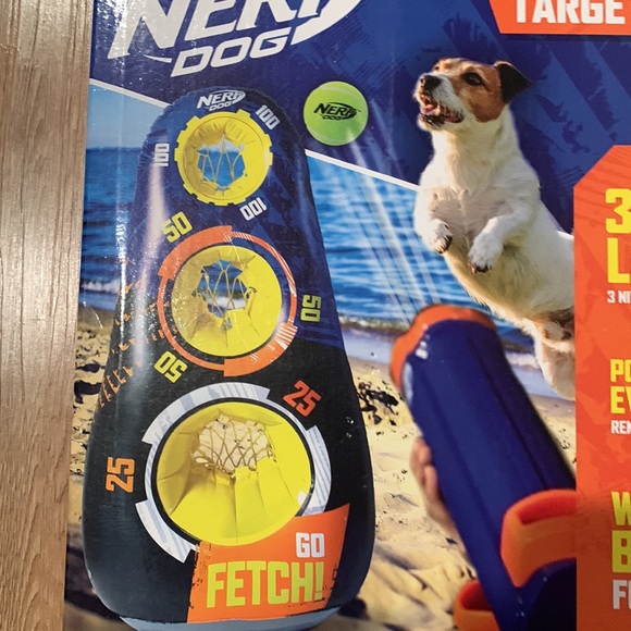 🍏 Nerf Dog Inflatable Target Game! NEW! - Picture 5 of 7